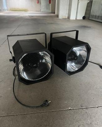 2 Fari UV Professionali 400W Fluo Party Showtec
