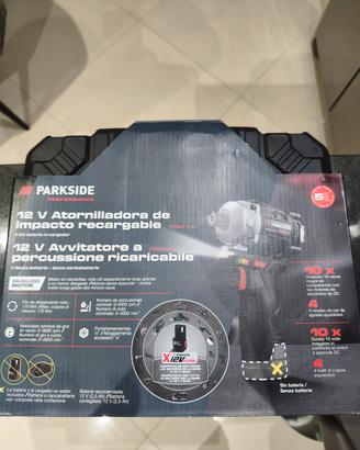 Avvitatore a percussione 12v parkside 