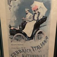 Manifesto Pubblicitario FIAT Vintage