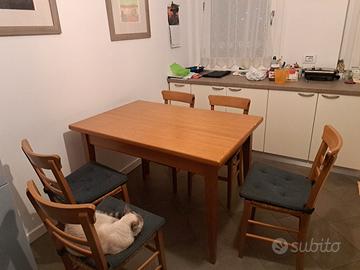 tavolo cucina e 6 sedie