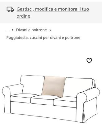 Imbottitura cuscino  Divano
