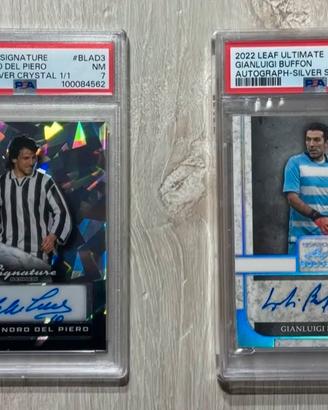 Del Piero 1/1 Buffon Yildiz juventus topps psa