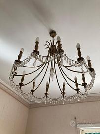 Lampadario anni '50 vintage