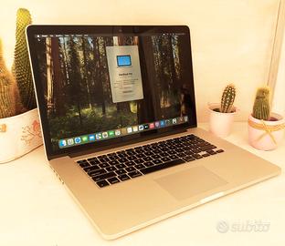 MacBook Pro 15 Retina i7 2.0 Ram 8Gb Ssd Apple Pc