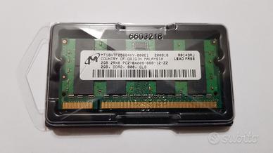 Memoria Micron DDR2 2Gb 800MHz MT16HTF2566HY-800E1