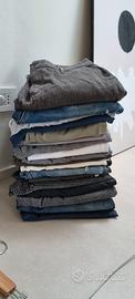 stock di 20 pantaloni e jeans