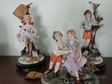 statue Capodimonte originali con certificato garan