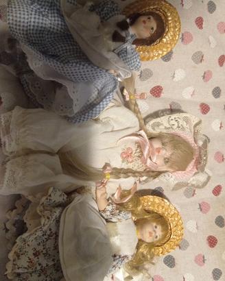 Bamboline di ceramica da collezione