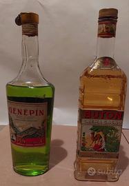 Genepi Pin e Cremacacao Buton - bottiglie d'epoca