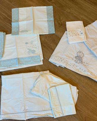 Set completo per culla.