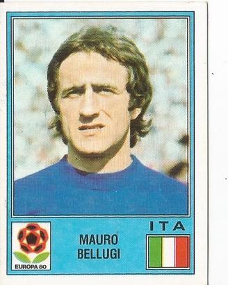 figurina panini Europa 80 n.152-BELLUGI Nuova