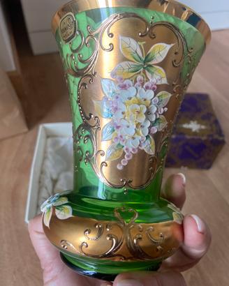 Vaso cristallo di Boemia, nuovo.