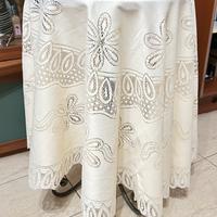 Centrotavola centrino rotondo lungo ampio vintage