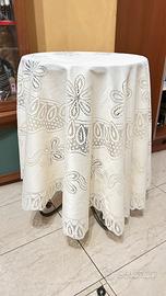 Centrotavola centrino rotondo lungo ampio vintage