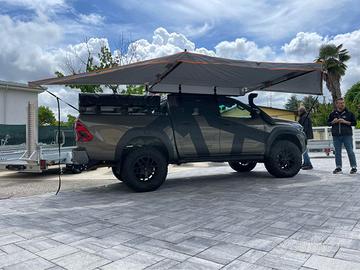 tendalino RockAlu 180° per van fuoristrada furgone