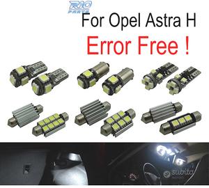 KIT 15 LAMPADE LED INTERNE PER OPEL ASTRA H OPC GT