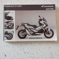manuale d'uso moto Honda Xadv 750