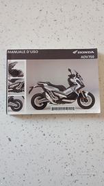 manuale d'uso moto Honda Xadv 750