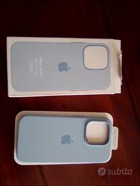custodia iPhone 14 pro azzurra