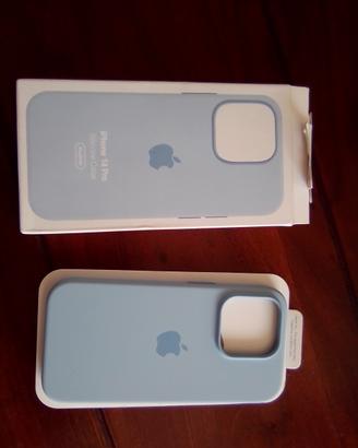 custodia iPhone 14 pro azzurra