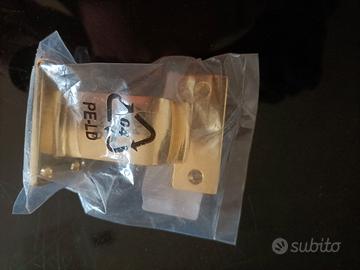 Supporto corrimano squadrato ottone