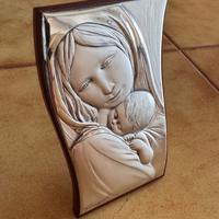 Madonnina in argento 5x8cm