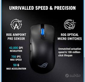 Mouse gaming asus rog harpe 2 ace