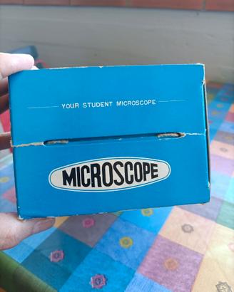 Microscopio vintage 