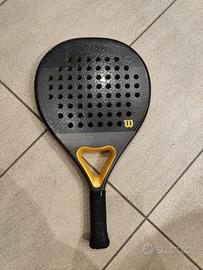 Wilson Carbon force pro gold padel