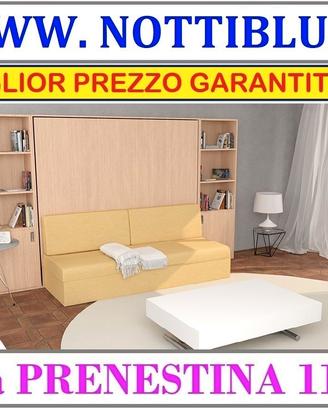 Letto a Scomparsa DOLLY ORIZ. 2p MATERASSO OMAGGIO