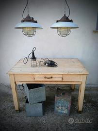 Tavolo industriale vintage 
