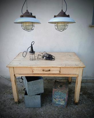 Tavolo industriale vintage 