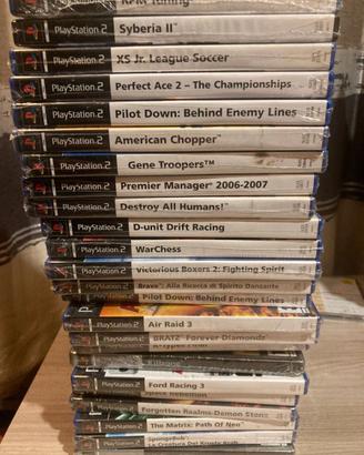 Giochi PS2 nuovi sigillati NoStopGame Edicola