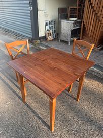 Tavolo in legno massello stile rustico