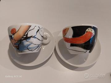 Due tazze da Cappuccino ILLY 1994