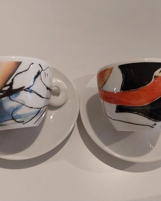 Due tazze da Cappuccino ILLY 1994