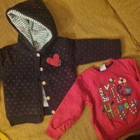 Giacchina e felpa primaverili 24/30 mesi