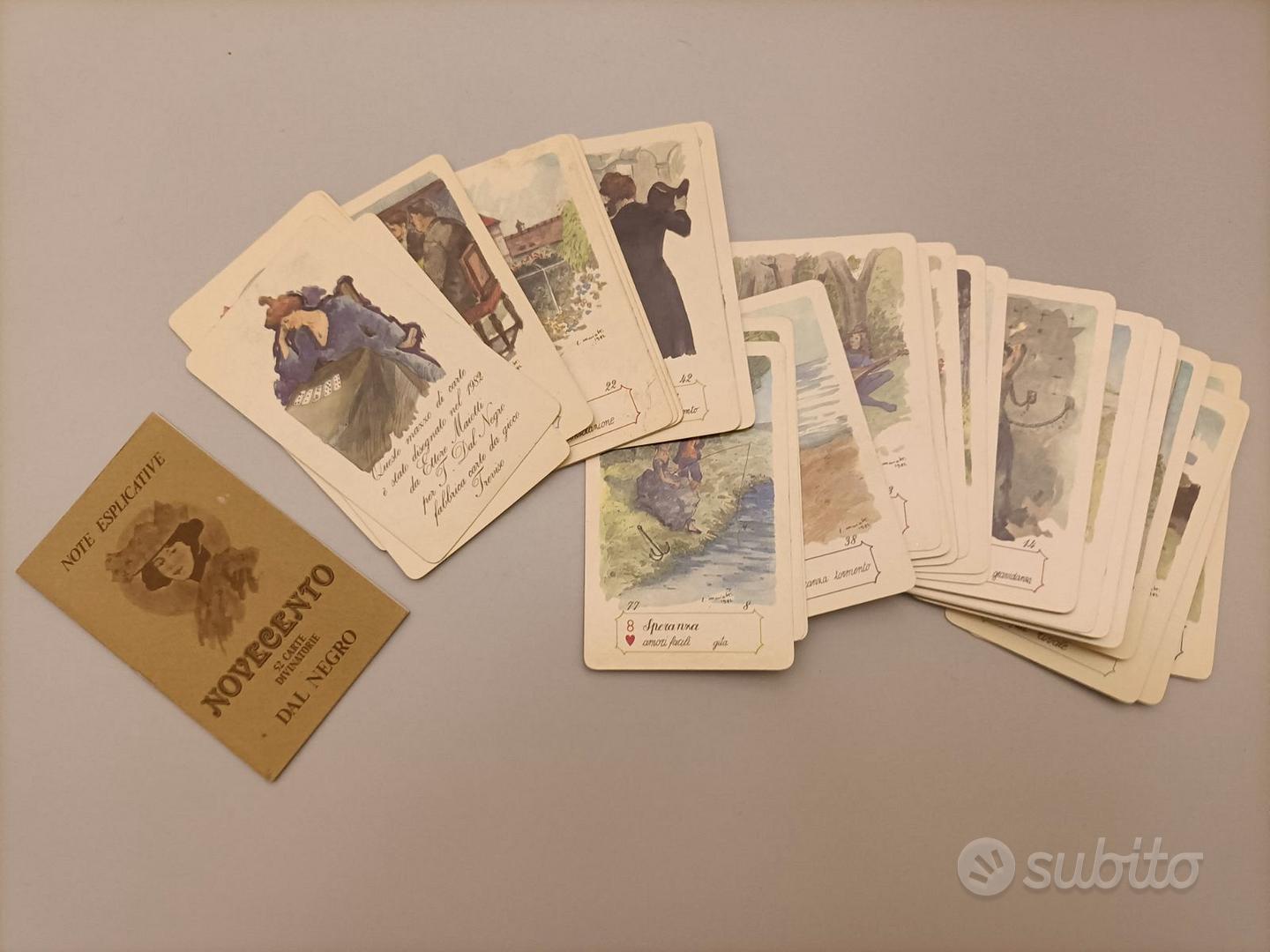 Novecento Cartomanzia - Carte vintage Dal Negro _ - Collezionismo