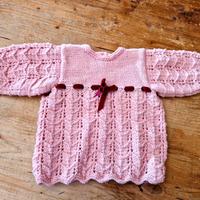 Maglia neonata vintage fatta a mano