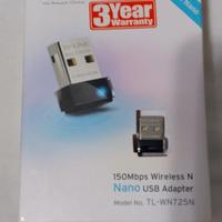 Chiavetta Wireless USB Nano TP-LINK 150Mbps Nuovo 