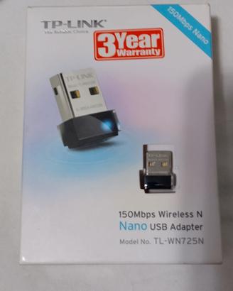 Chiavetta Wireless USB Nano TP-LINK 150Mbps Nuovo 