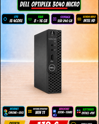 Mini Computer PC i5 RAM Max 8GB SSDGB Win11