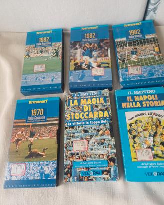 6 vhs calcio tutto sport