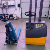 carrello elevatore elettrico +transpallet