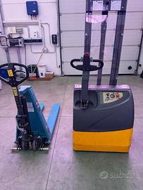 carrello elevatore elettrico +transpallet