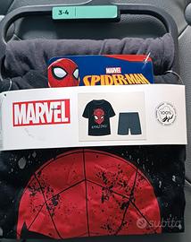 Pigiama Spiderman 3/4 anni nuovo 