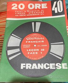 Corso di Lingua Francese Vintage Globe Master 1965