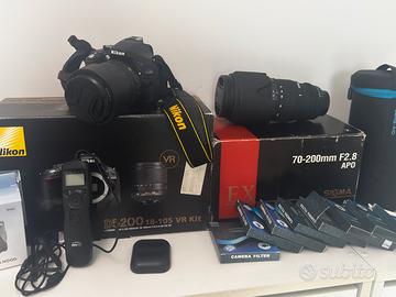 Nikon d5200 kit 18-105 VR + Sigma 70-200 f2.8