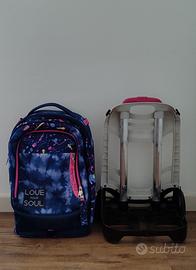 Zainetto scuola Seven con trolley 