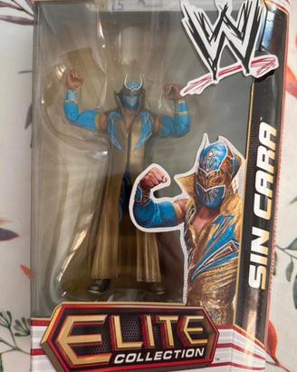 Wwe action figure Mattel Sin Cara Elite + box Raro